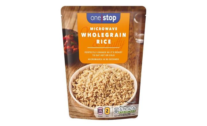 One Stop Microwave Wholegrain Rice 250g (395849)