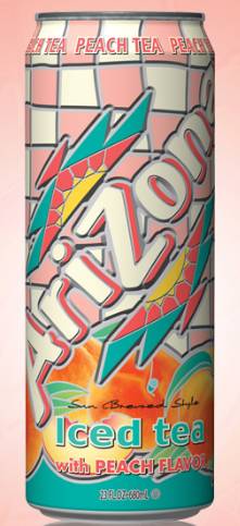 Arizona Iced Tea - Peach Flavor - 24/23 oz cans (1X24|1 Unit per Case)