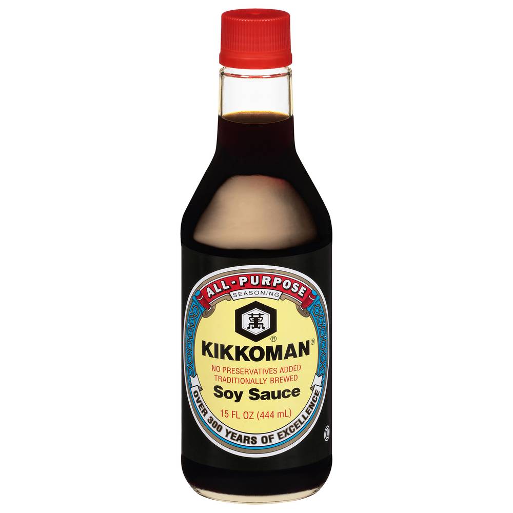 Kikkoman Traditionally Brewed Soy Sauce (15 fl oz)