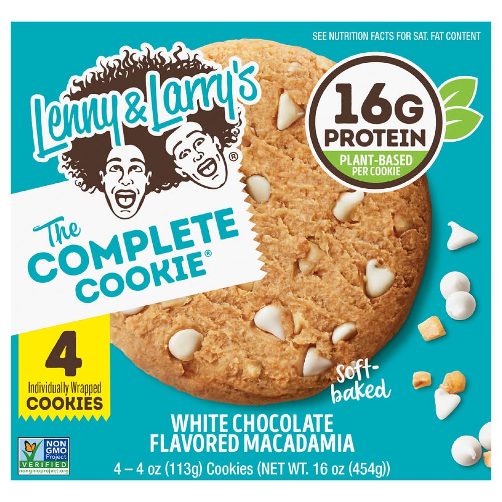 Lenny & Larry's The Complete Cookie, White Chocolate (4 oz, 4 ct)