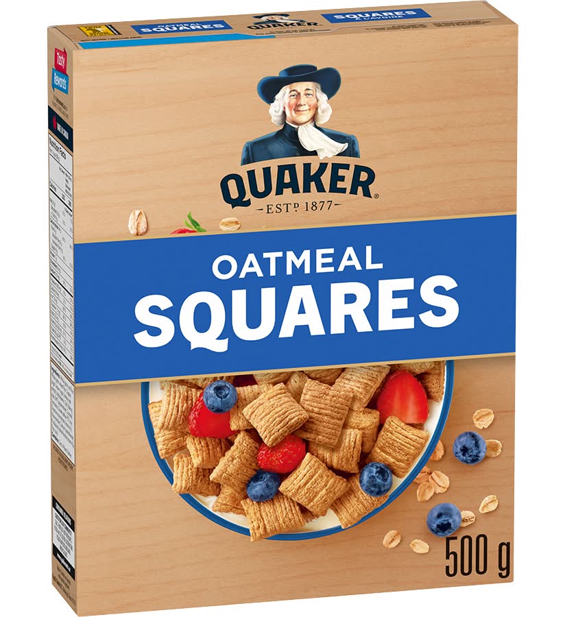 Quaker Oatmeal Squares Cereal (500 g)