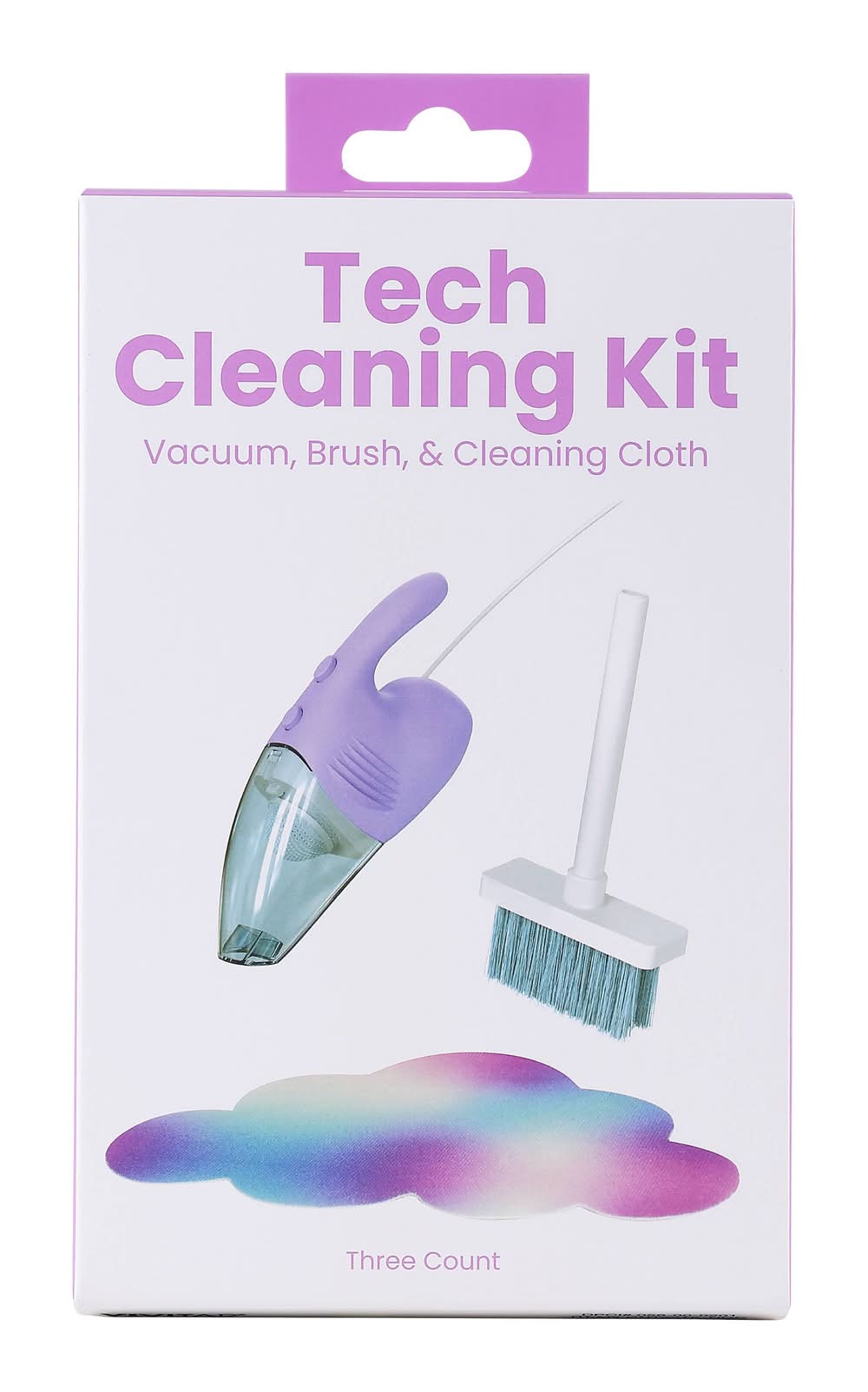 Vivitar Tech Cleaning Kit, Assorted Purple (3 ct)