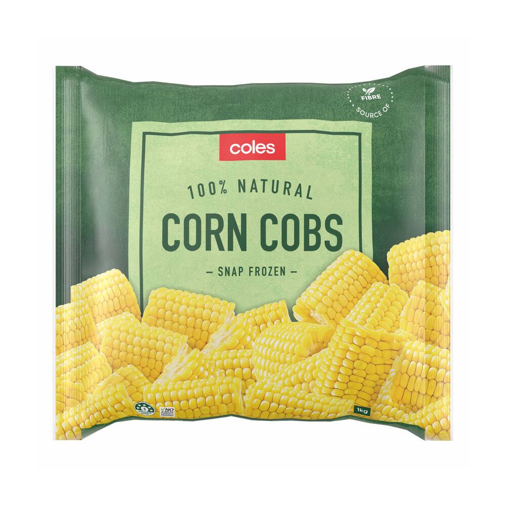 Coles Frozen Corn Cobs 1kg