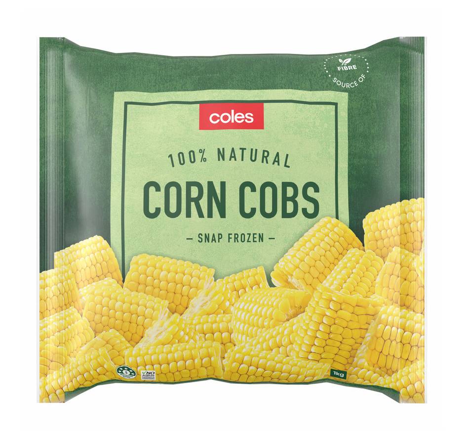 Coles Frozen Corn Cobs (1kg)
