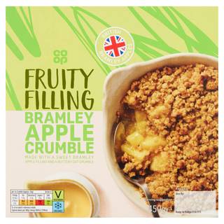Co-op Fruity Filling Bramley Apple Crumble 450g
