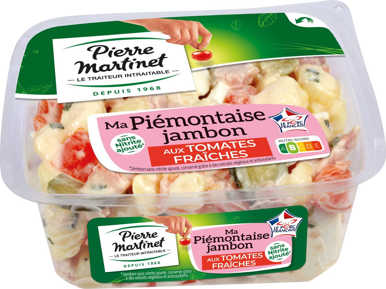 Pierre Martinet - Piémontaise jambon aux tomates fraîches (300g)