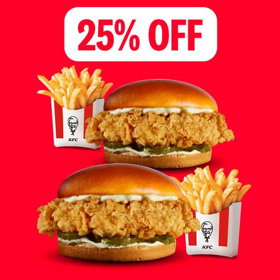 Gran Duo KFC Chicken Sandwich 25%