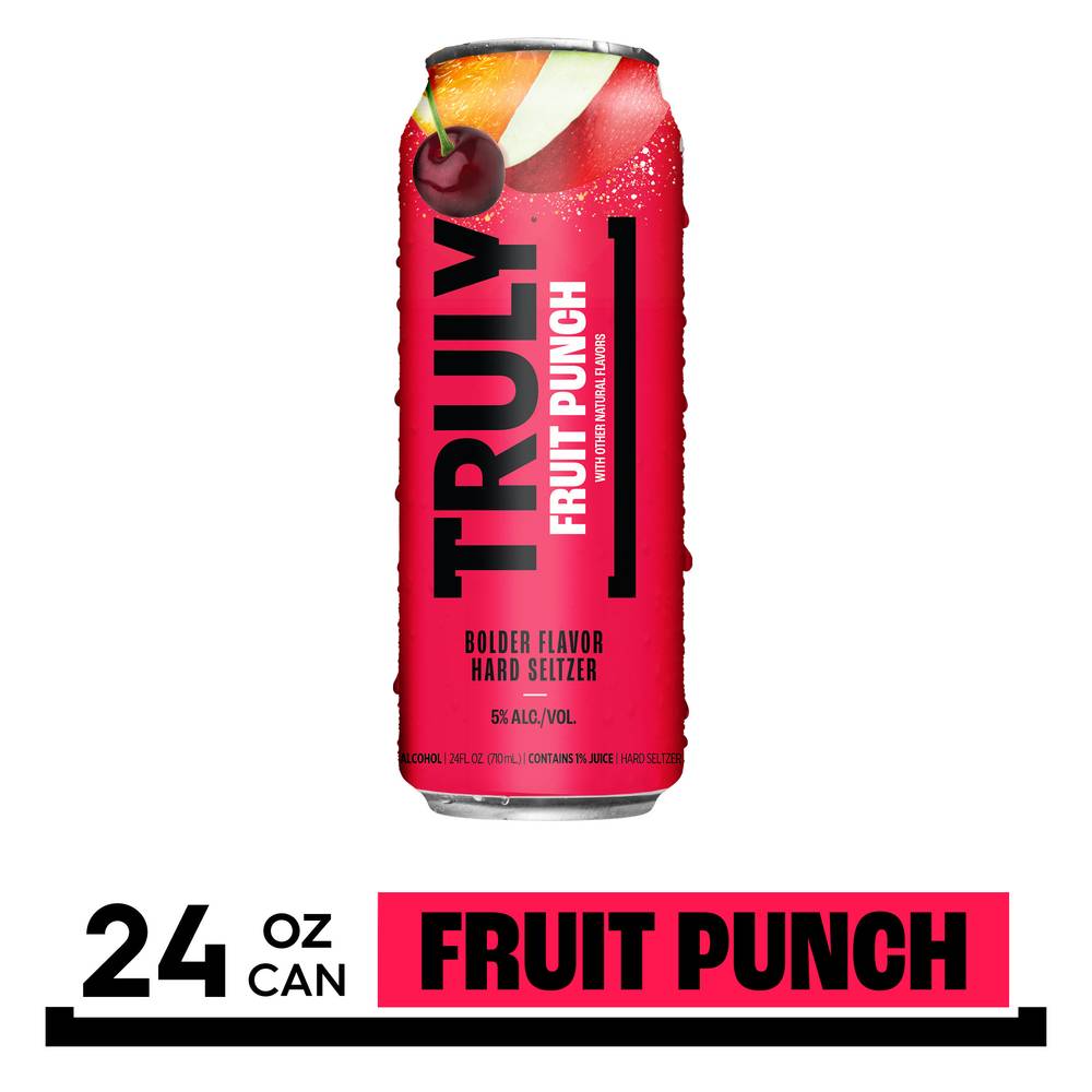 Truly Fruit Punch Hard Seltzer (24 fl oz)