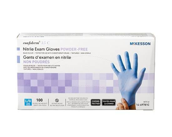 McKesson Medical Powder Free Gloves, Large (100 ct)