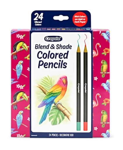 Crayola Blend & Shade Colored Pencils (24 ct)