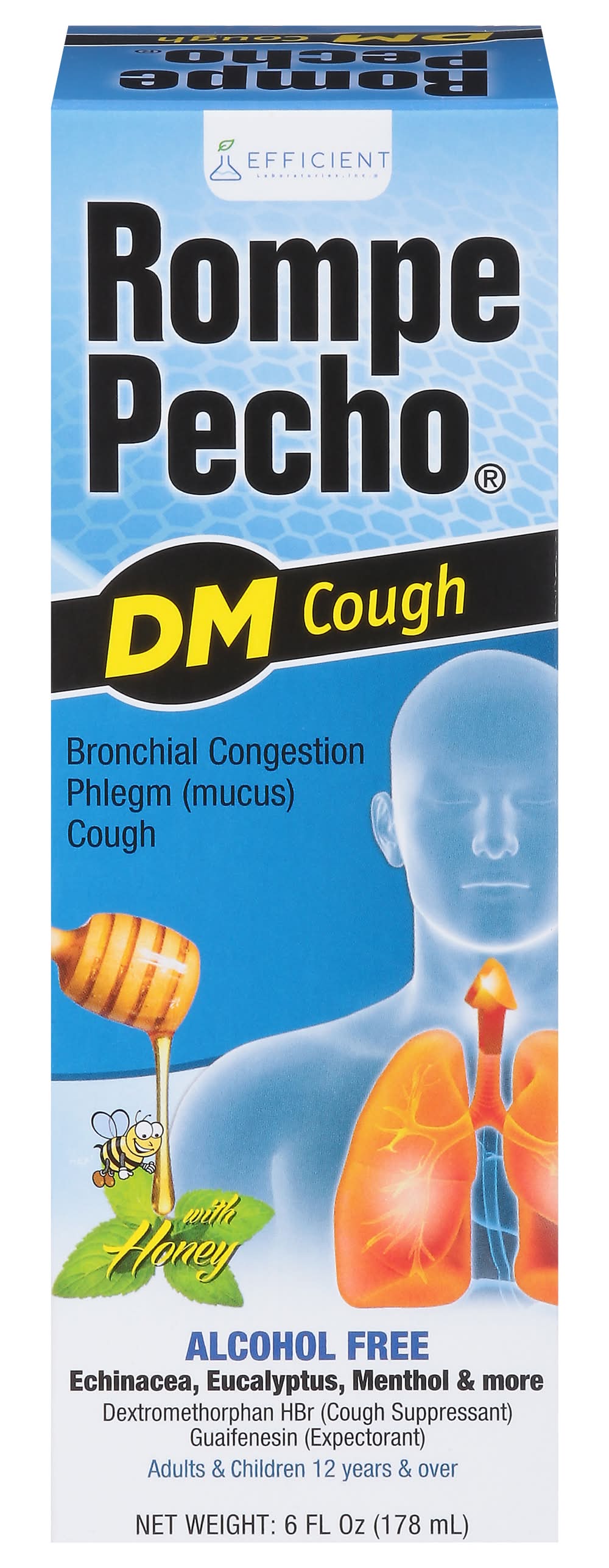 Rompe Pecho Dm Cough Relief With Honey (6.3 oz)