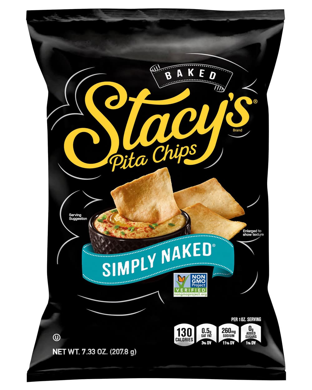 Stacy's Simply Naked Baked Pita Chips (7.33 oz)
