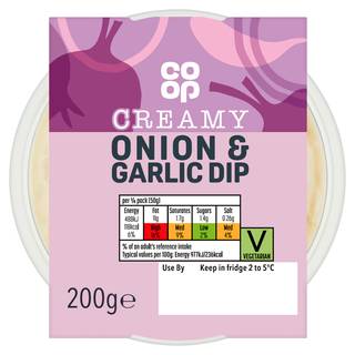 Co-ор Onion & Garlic Dip 200g