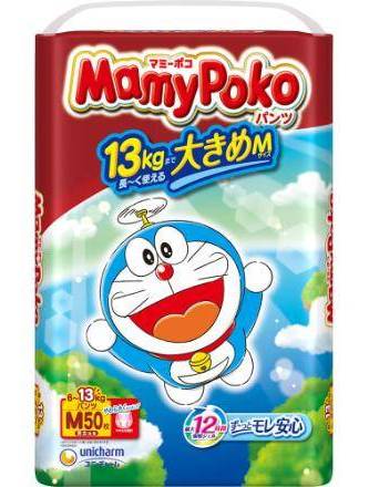 マミーポコパンツＭ　ドラえもん　５０枚:4903111129027