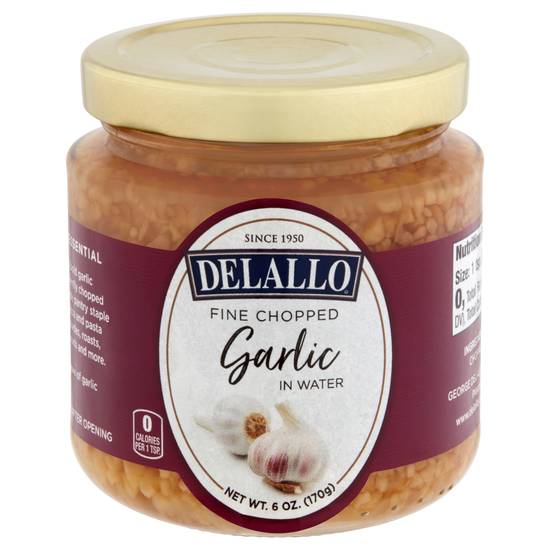 Delallo Fine Chopped Garlic in Water