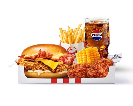 Kentucky Cheese & Bacon Burger Boxmeal