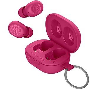 JLab JBuds Mini Wireless Earbuds, Bluetooth, Pink (EBJBMINIRPNK12X)