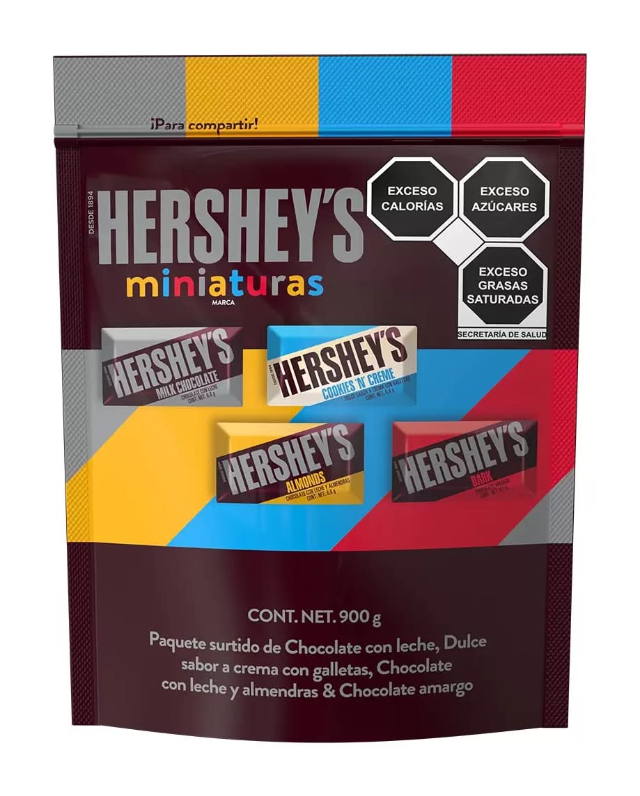 Hershey's · Chocolates miniaturas, surtido (900 g)