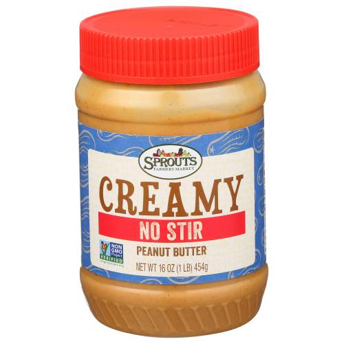 Sprouts Creamy No Stir Peanut Butter