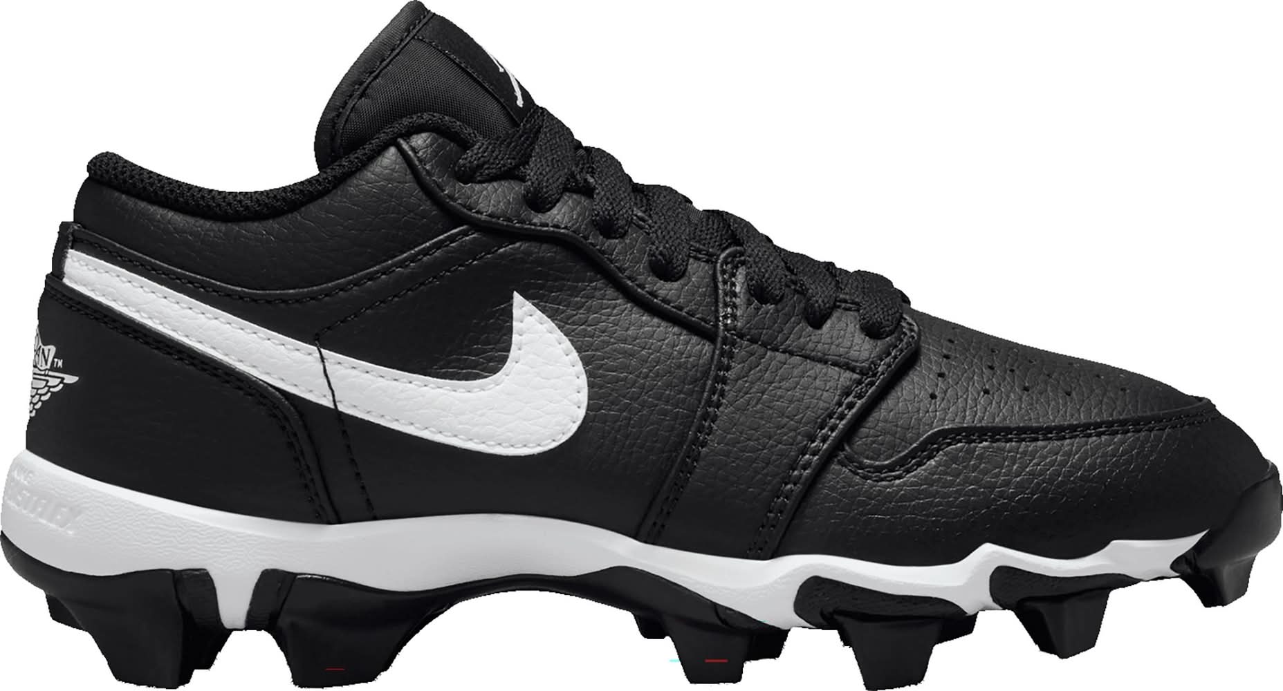 Jordan 1 Kids' Multisport Cleats (White/Black, 4.5)