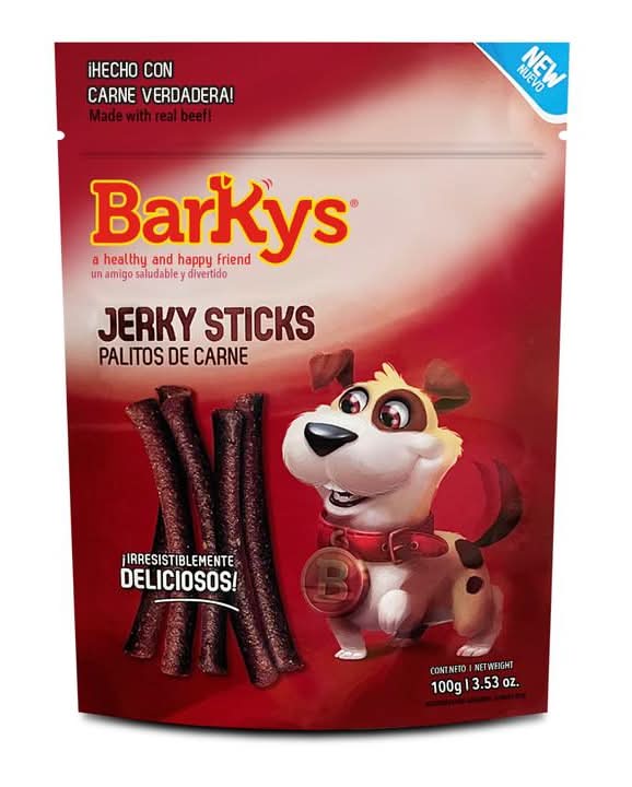 Barkys · Palitos para perro, carne (100 g)