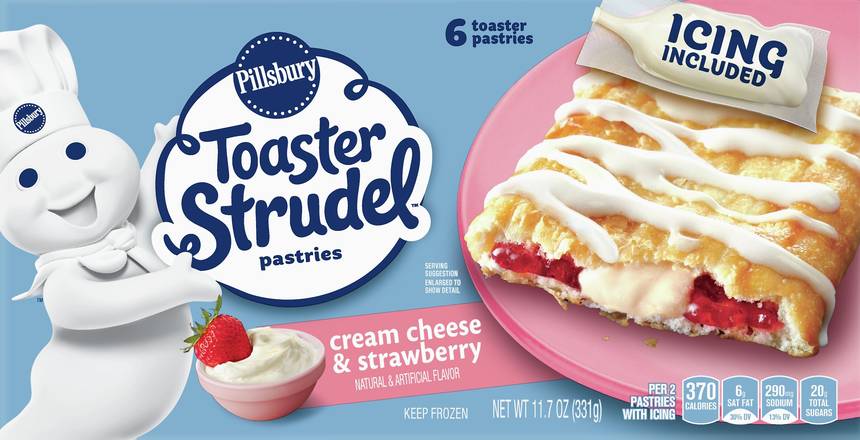 Pillsbury Cream Cheese & Strawberry Toaster Pastries (6 ct)