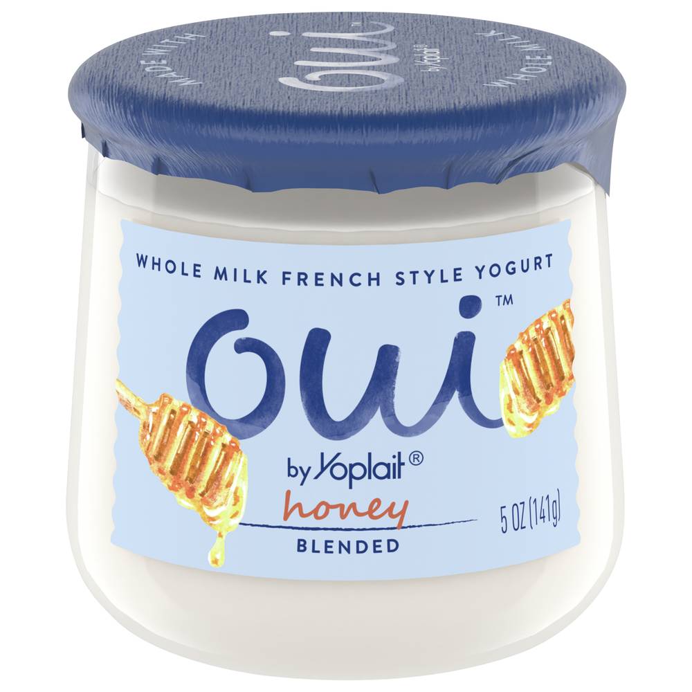 Oui French Style Blended Yogurt, Honey (5 oz)