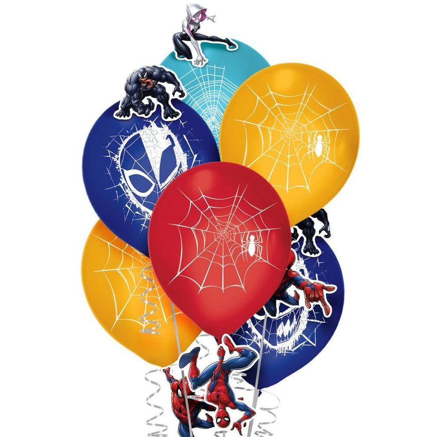 Spider-Man Uninflated Webbed Wonder Latex Balloons (6 ct)