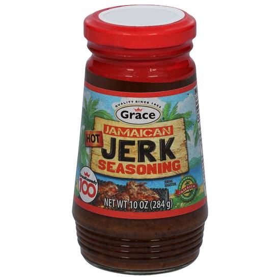 Grace Hot Jamaican Jerk Seasoning (10 oz)