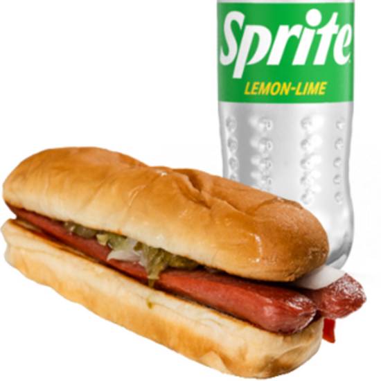 Hot Dog with a Sprite