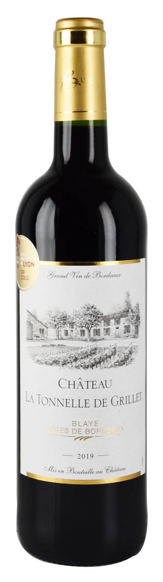 Blaye cotes de bordeaux chateau la tonnelle de grillet 2019