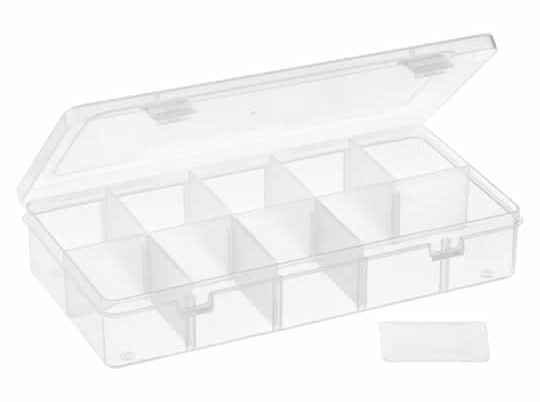 Bead Landing Bead Storage Box With Adjustable Compartments