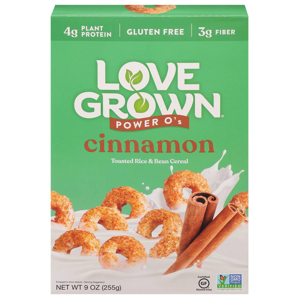 Love Grown Power O's Cinnamon Cereal (9 oz)