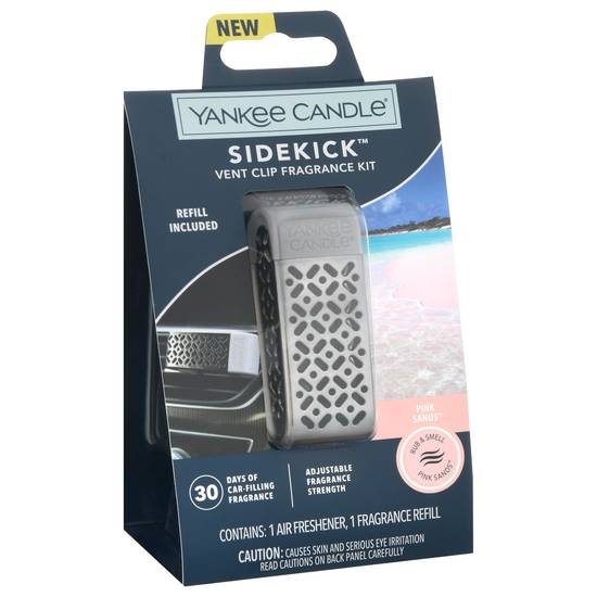 Yankee Candle Auto Sidekick Vent Kit And Refill Pink Sands : Target