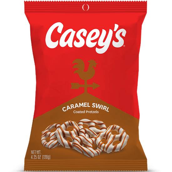 Casey's Caramel Swirl Pretzels 4.25oz