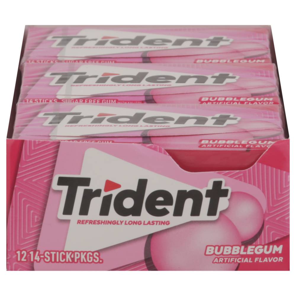 Trident Sugar Free Bubble Gum