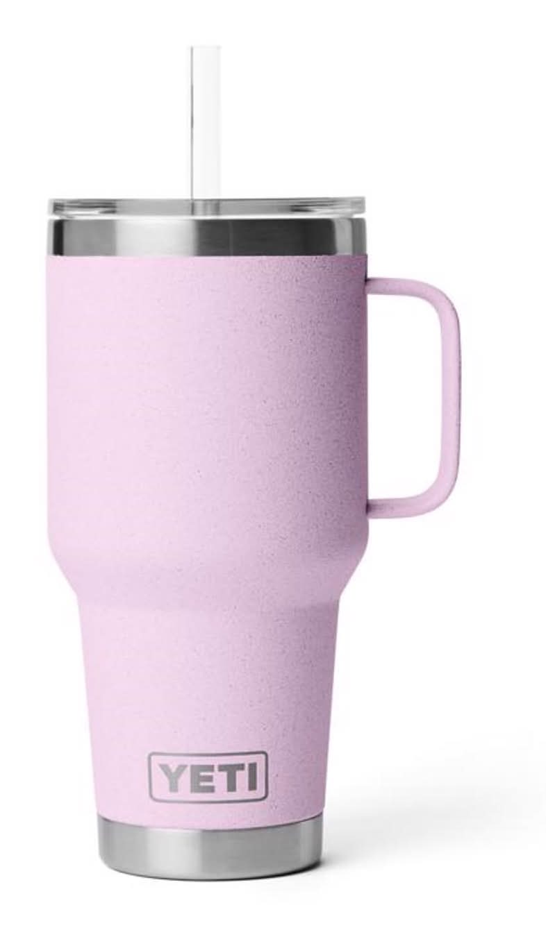 Yeti Rambler 35 Oz Cherry Blossom Bpa Free Straw Mug
