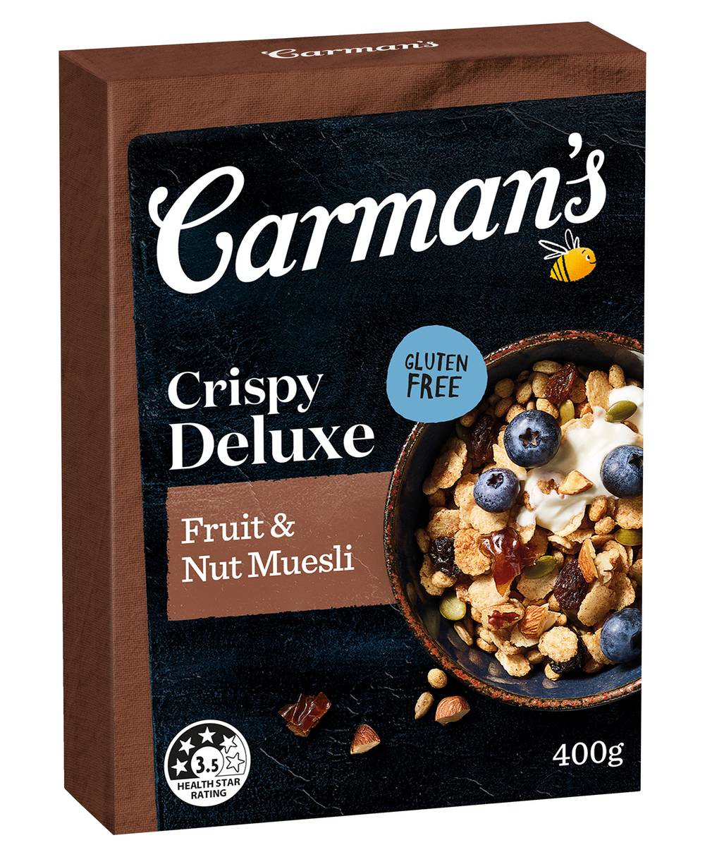 Carman's Crispy Deluxe, Fruit & Nut Muesli (400g)