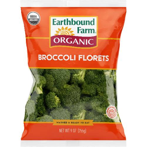 Earthbound Farm Organic Broccoli Florets Bag