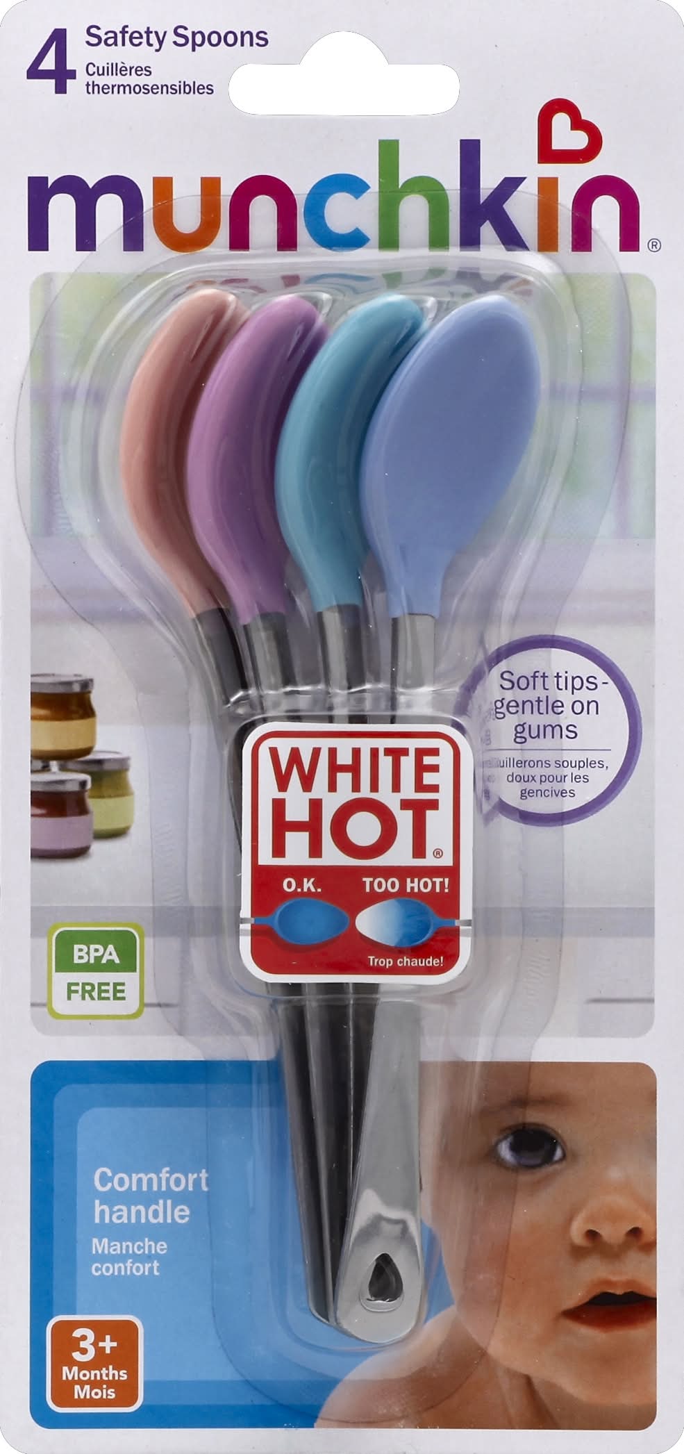 Munchkin White Hot Safety Spoon (3.2 oz)