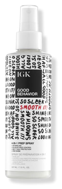 IGK GOOD BEHAVIOR 4-in-1 Prep Detangling Blow Dry Spray 7.0 oz