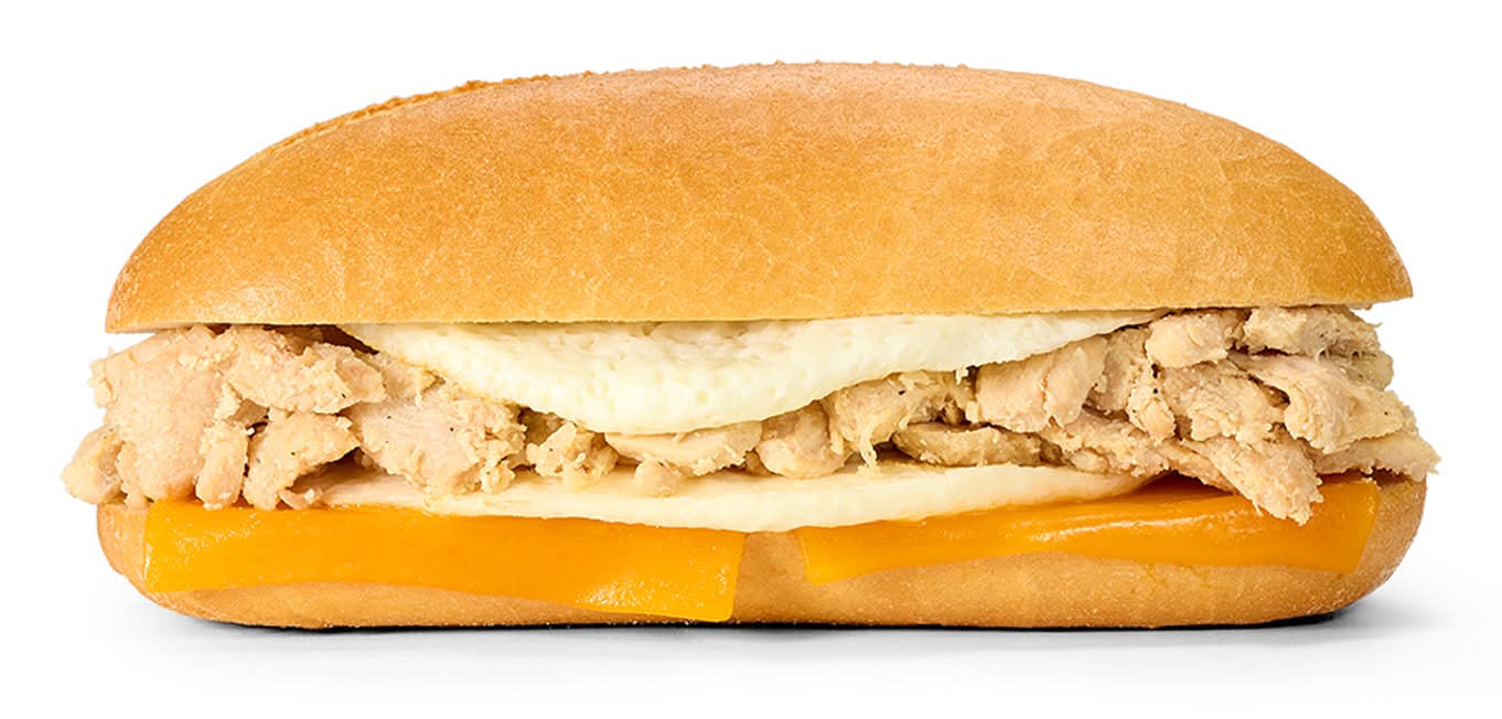 Chicken & Egg White Omelet Breakfast Hoagie