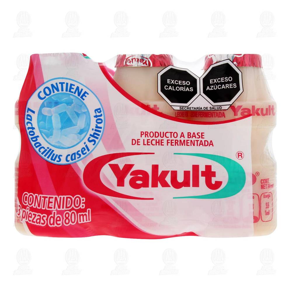 Yakult · Leche fermentada (3 x 80 ml)