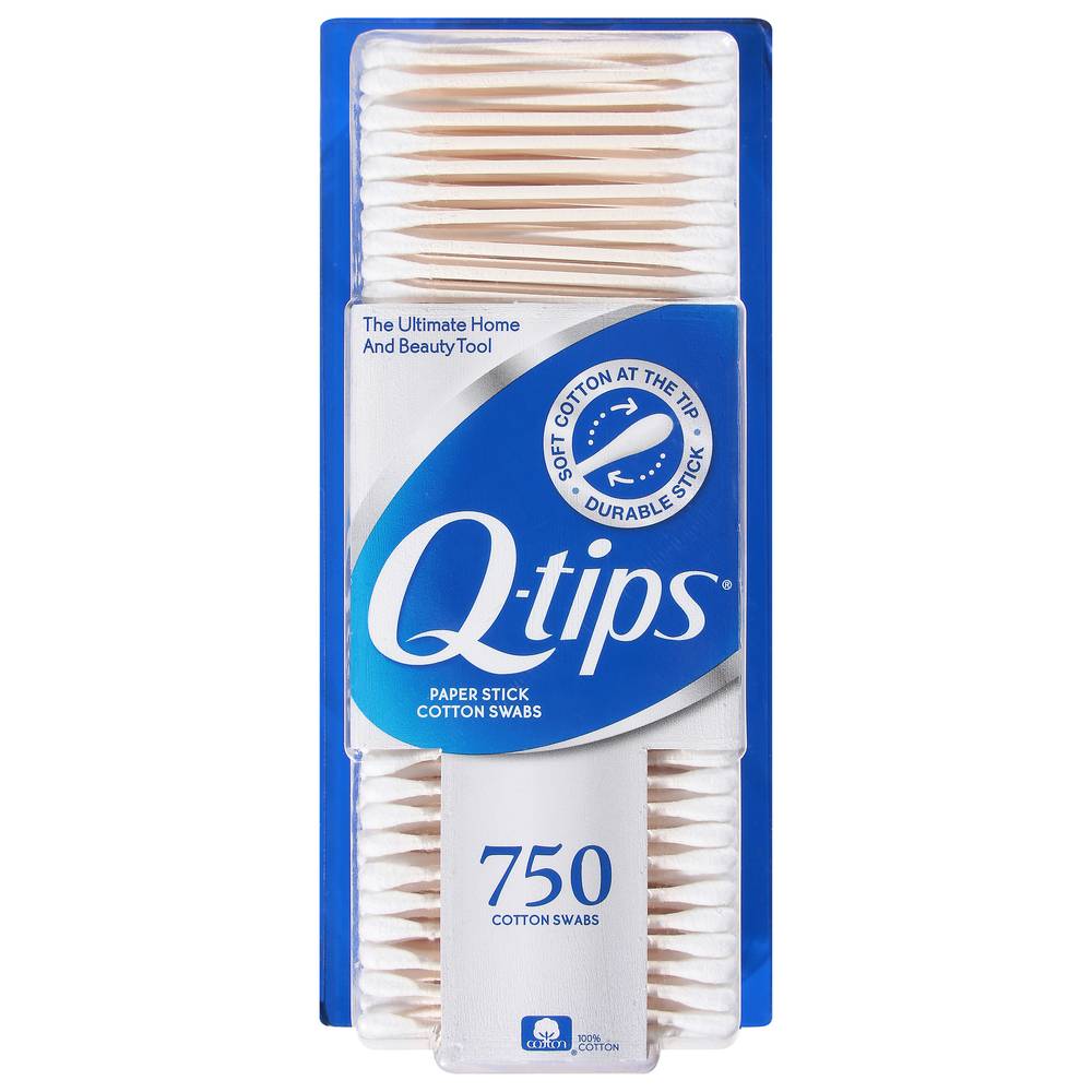 Q-tips Paper Stick Cotton Swabs (750 ct)