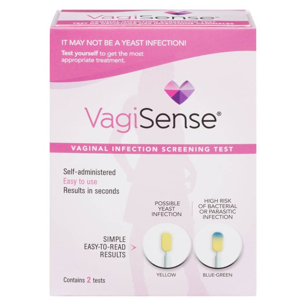 Vagisense test de dépistage des infections vaginales - vaginal infection screening test (2 units)