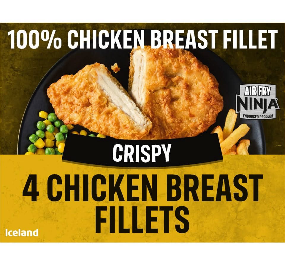 Iceland Crispy Chicken Breast Fillets (4 pack)