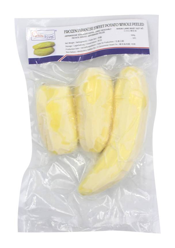 White River Frozen Japanese Sweet Potato Whole Peeled (500g)