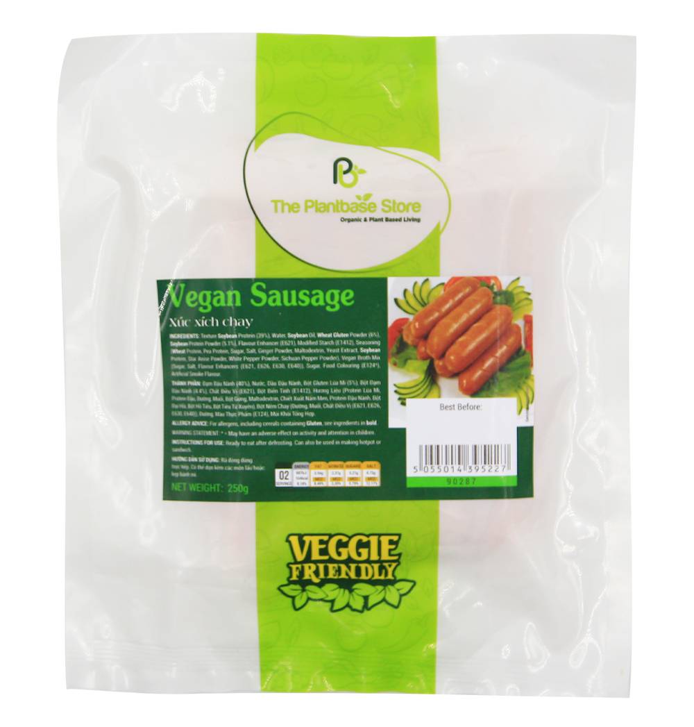 The Plantbase Store Vegan Sausage (250g)