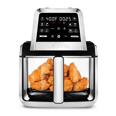 Gourmia Fry N Fold Digital Air Fryer With 10 Presets and Guided Cooking (black)