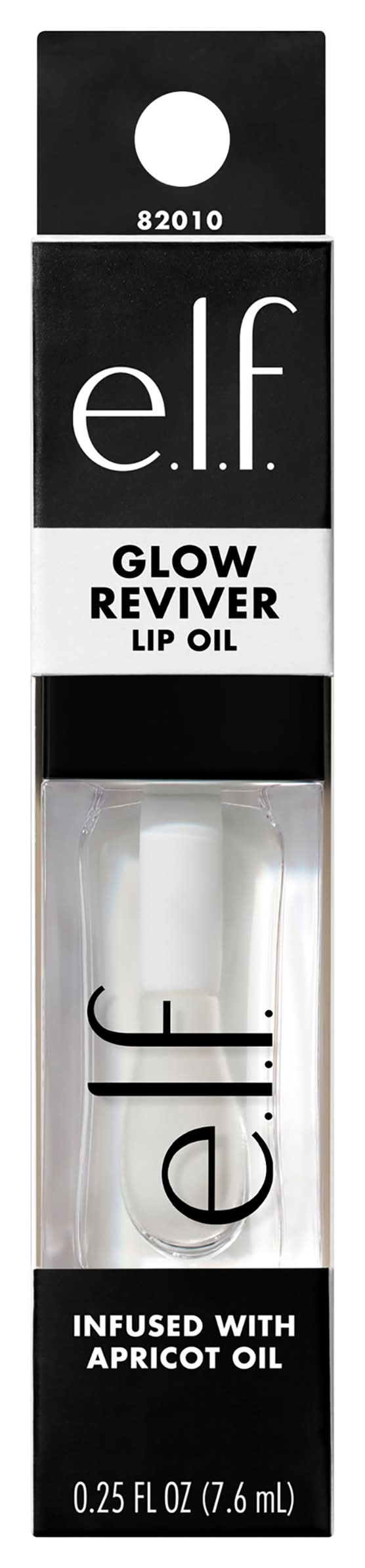 e.l.f. Glow Reviver Lip Oil, Crystal Clear (0.25 fl oz)